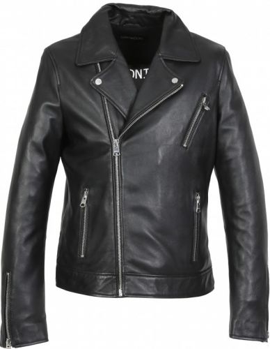 Promo HOMMAGE BLOUSON CUIR PERFECTO  pas cher