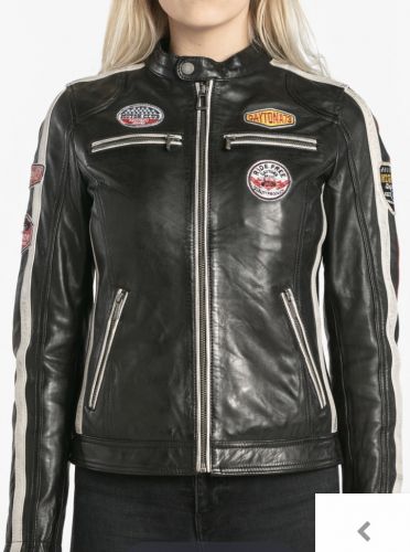 OLIVERA BLOUSON MOTO FEMME EN CUIR 