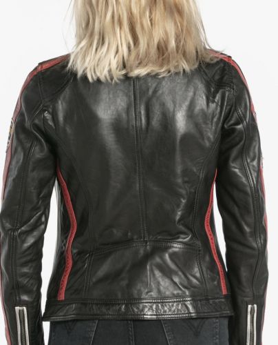 OLIVERA BLOUSON MOTO FEMME EN CUIR 