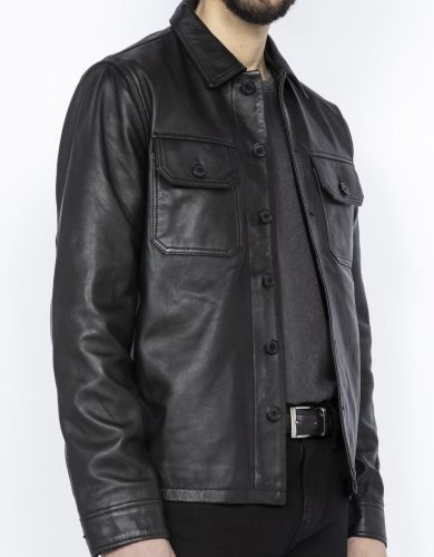 VESTE EN CUIR SCHOTT LCBRONX