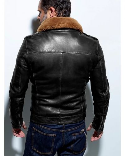 BLOUSON EN CUIR DAYTONA73 PIRATE LAMB ERMIS 