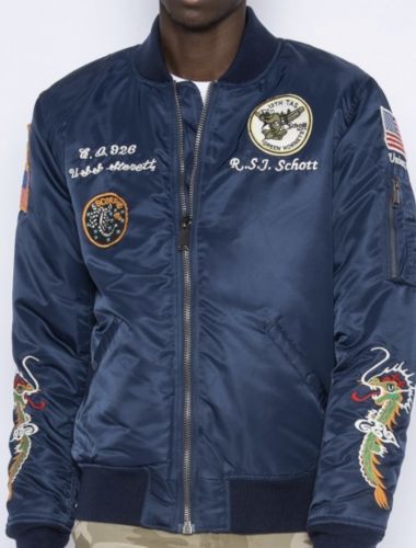 BOMBER MA1 BRODE SCHOTT USA 9629