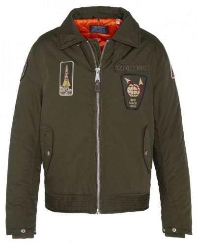 BLOUSON PILOTE JETH SCHOTT COL AMOVIBLE