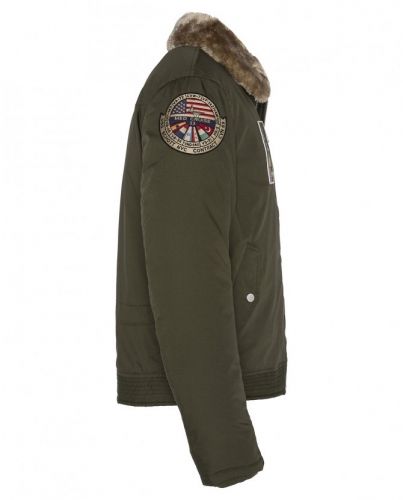 BLOUSON PILOTE JETH SCHOTT COL AMOVIBLE