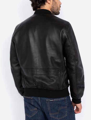 BLOUSON EN CUIR SIMPLE 