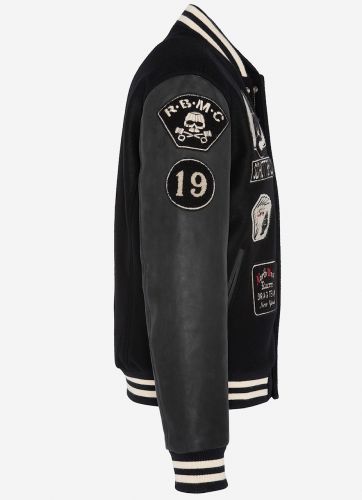 blouson teddy badges