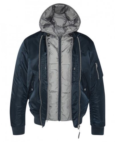BOMBER SCHOTT MA20RS CAPUCHE AMOVIBLE