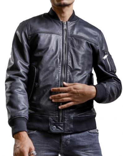 blouson teddy en cuir redskins