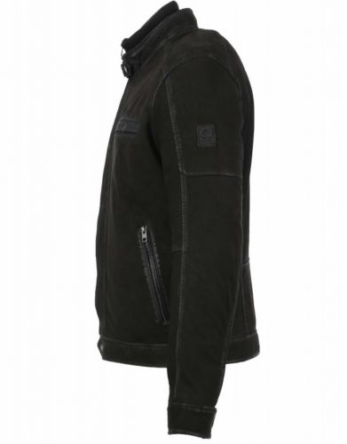 BLOUSON HOMME OAKWOOD JAYDEN NUBUCK NOIR