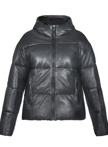 WANDA METAL DOUDOUNE CUIR VERITABLE
