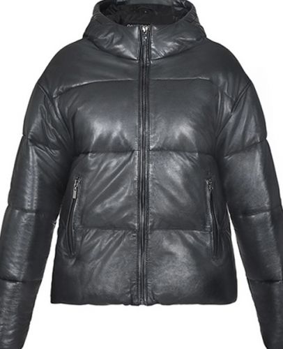 WANDA METAL DOUDOUNE CUIR VERITABLE
