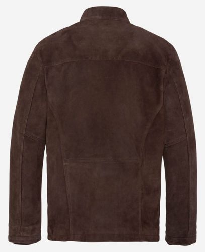 VESTE SCHOTT LCDUNSTALL MARRON CHOCO