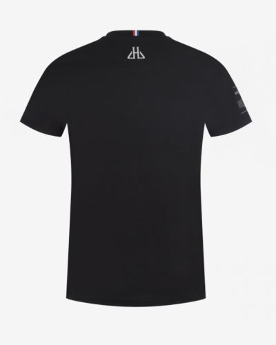 TEE SHIRT HORSPIST COGNAC NOIR