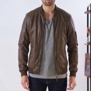 BOMBERS HOMME CUIR UNITED OAKWOOD 