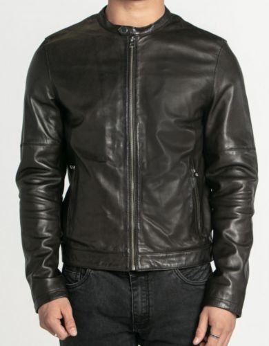BLOUSON ANTHONY CUIR AGNEAU SOUPLE