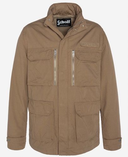 VESTE DE COMBAT SCHOTT FIELDA2 BEIGE