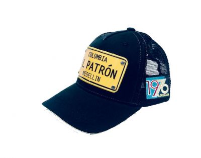 nouvelle casquette el patron plaque en fer