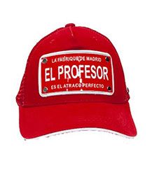 casquette el profesor casa del papel
