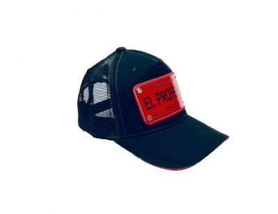 casquette el profesor avec plaque métal