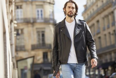 PERFECTO EN CUIR HOMME OAKWOOD