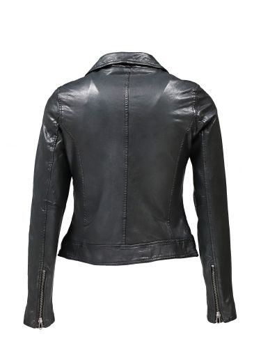 perfecto cuir noir de la marque rose garden pas cher en cuir