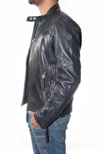 blouson cuir d'agneau redskins homme