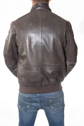 Blouson cuir homme Redskins Squad Mojito elephant
