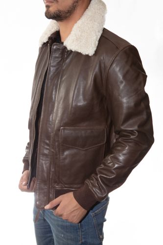 blouson cuir pilote
