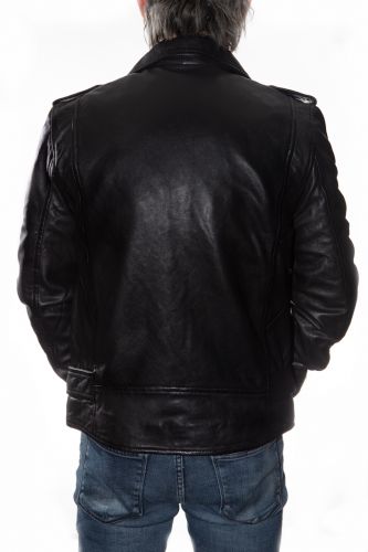 Perfecto cuir homme Schott LC1141 noir.