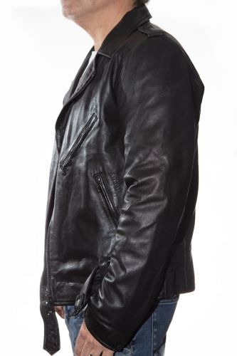 Perfecto cuir homme Schott LC1141 noir.