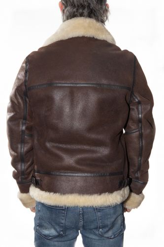 Bombardier Homme en peau de mouton  