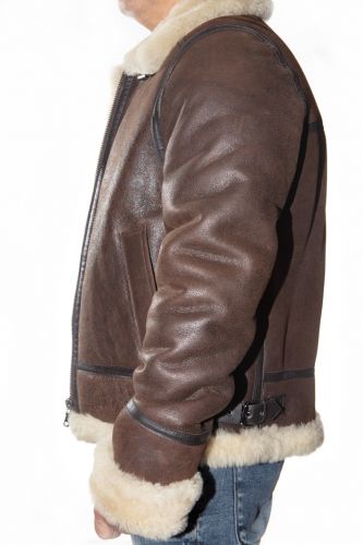 Bombardier Homme en peau de mouton  