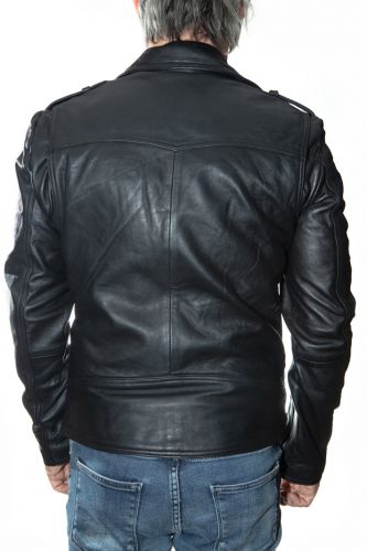 Perfecto cuir homme LADC Rocky Biber black