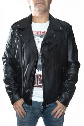 Perfecto cuir homme LADC Trocadero Milan black