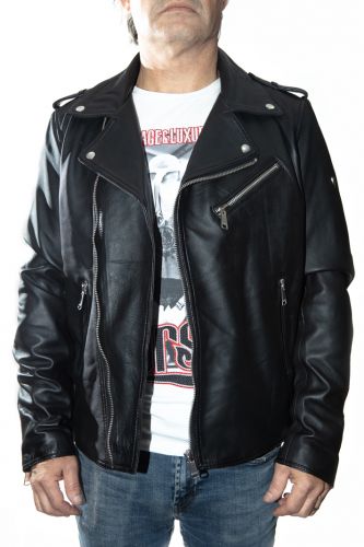 Perfecto cuir homme LADC Jagger Milan Guns black