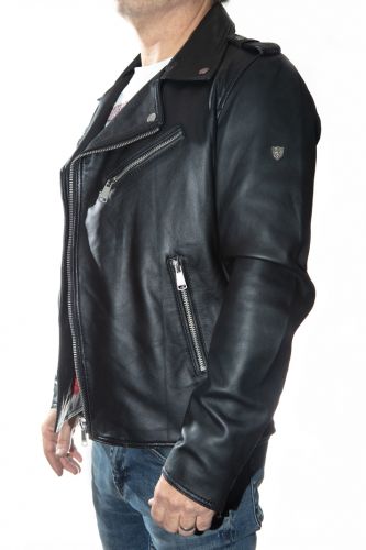 Perfecto cuir homme LADC Jagger Milan Kiss black