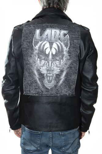 Perfecto cuir homme LADC Jagger Milan Kiss black