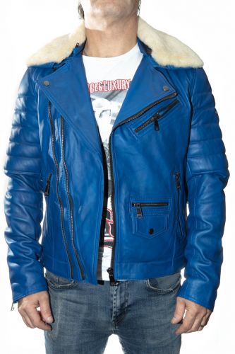 blouson cuir ladc pour homme
