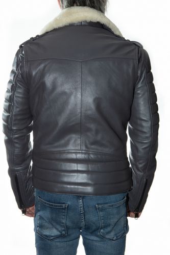 Perfecto cuir homme LADC Paris Milan dark moon
