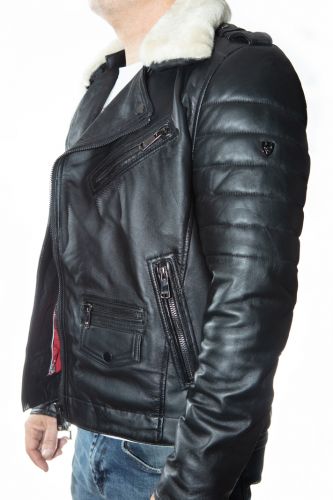 Perfecto cuir homme LADC Paris noir