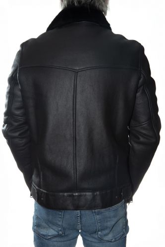 Blouson peau giorgio Lukian Noir