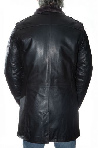 Veste cuir Giorgio Marvin Noir