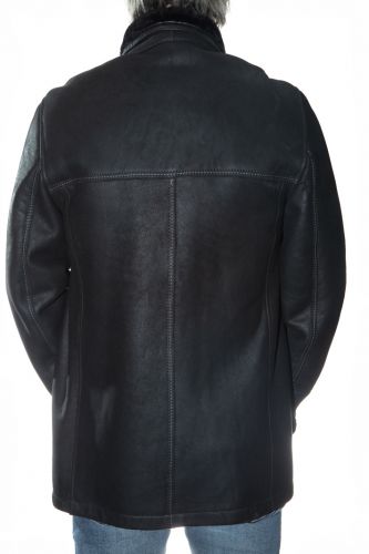 Veste en peau homme Luis Campoy  LC-CW28 noir