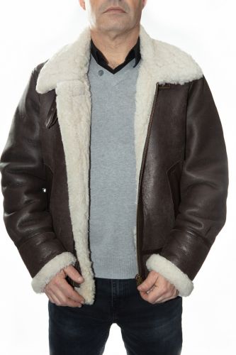 Bombardier peau retournée homme Revacuir G-bombardier marron