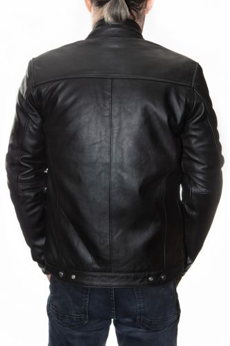 Blouson cuir homme Revacuir Deal noir