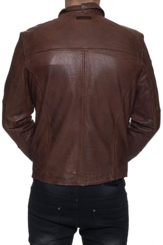 veste cuir homme redskins
