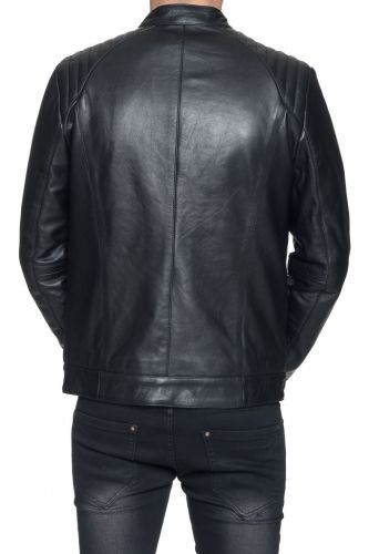blouson cuir schott pour homme