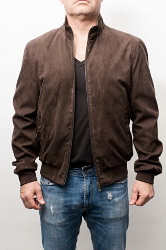 blouson peau de pêche
