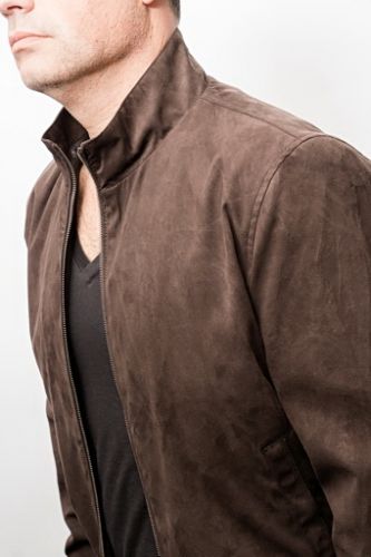 Blouson Milestone en daim