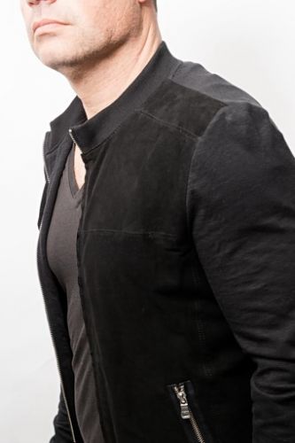 Blouson peau de pêche